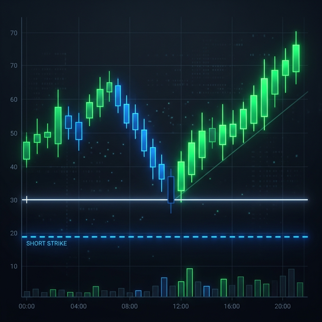Short Strike Below Support Example